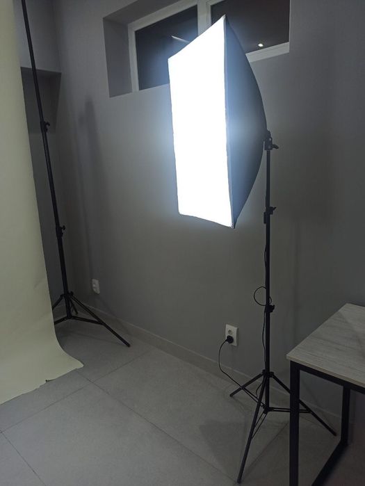 Комплект софтбоксов (2 шт). Стойка 2.1 м. Новое. Из США