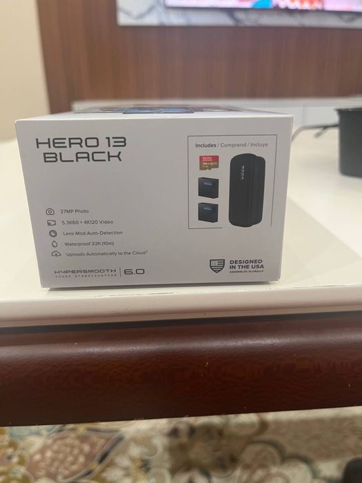 GO pro hero 13 black +128gb fleshka + 2 ta batarey + chexol
