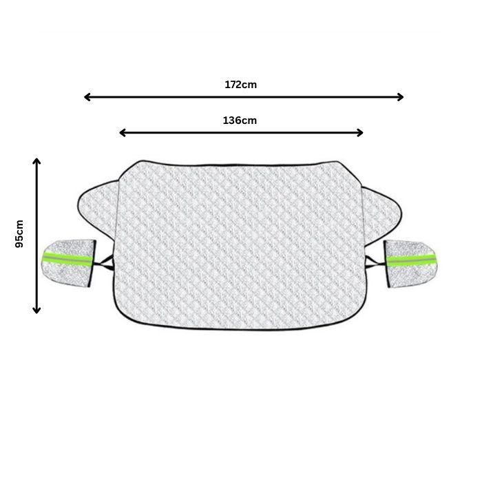 Термо сенник универсален 172x95 см – защита зима/лято