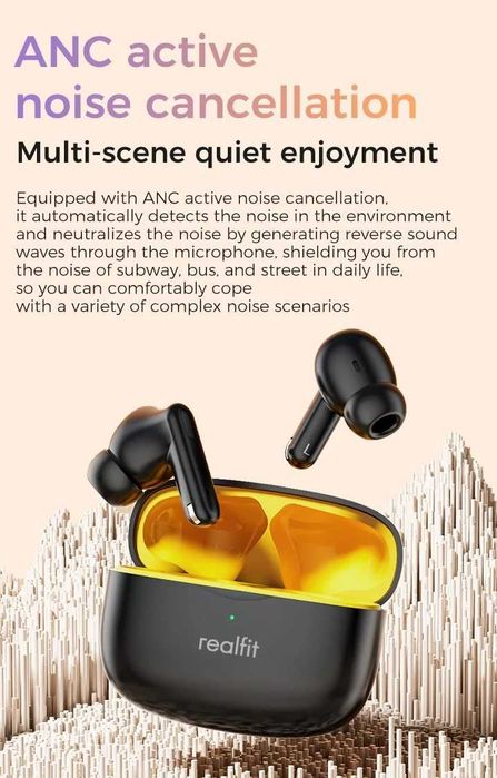 Earbud In Ear REALFIT F3 anc enc Call Hifi