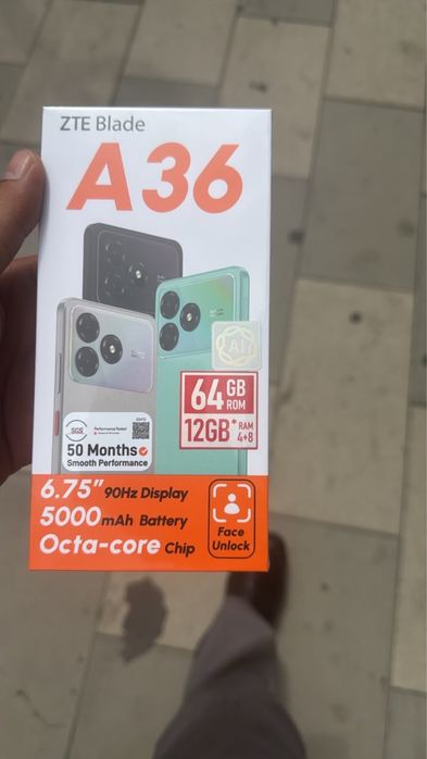 ZTE A36 новый в коробке