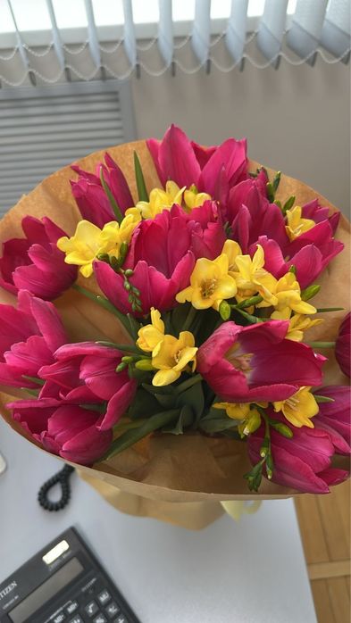 Свежие букеты цветов