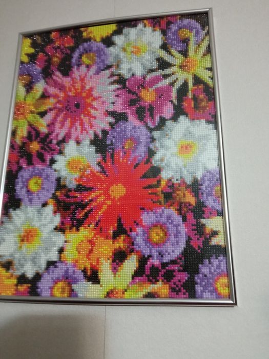 Намалени диамантени гоблени- наредени