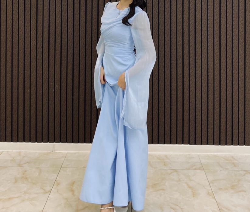 Вечернее Платье голубой