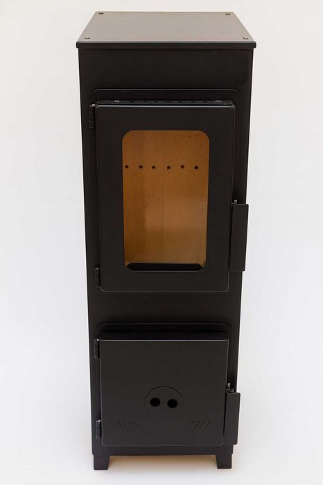 Semineu Incalzit Lemne Samotat Sticla Bucatarie Baie Camera 6.2kW TM