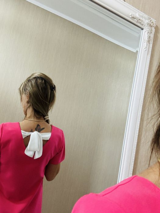 Rochita speciala, Elisabetta Franchi,  probata ,roz ,xs s ,deosebita