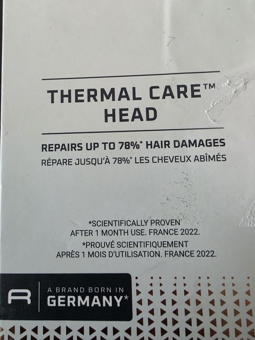 Perie reparatoare cu abur Rowenta Hair Therapist™ CF9920F0, 165 W, timp incalzire 60 secunde, tehnologie Thermal Care, peri naturali