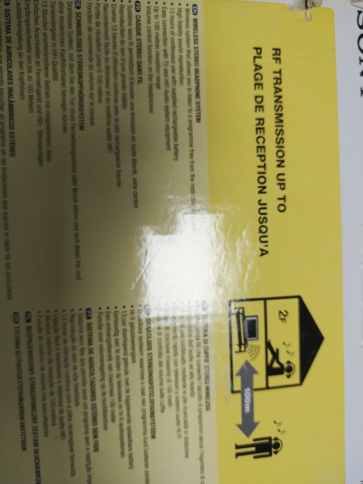 Casti audio wireless Sony MDR rf810rk