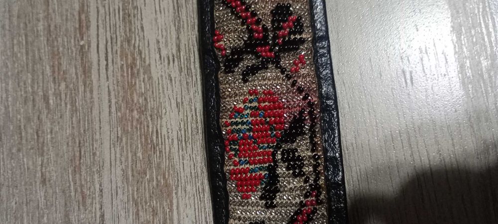 Curea tradițională bărbătească pentru costum popular– lucrată manual