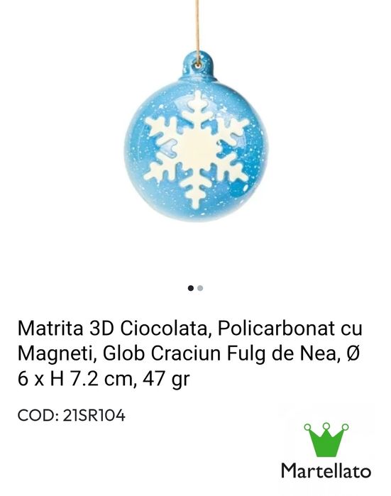 Matrite policarbonat ciocolat si praline