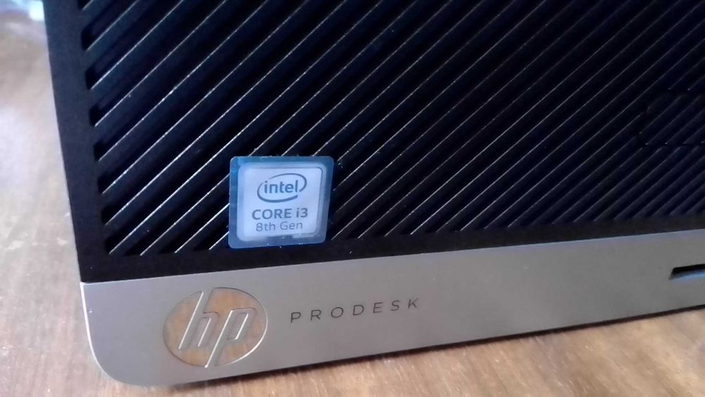 Hp Prodesk 400 G5 sff I3 8100 ram 8gb SSD 128gb WiFi bt
