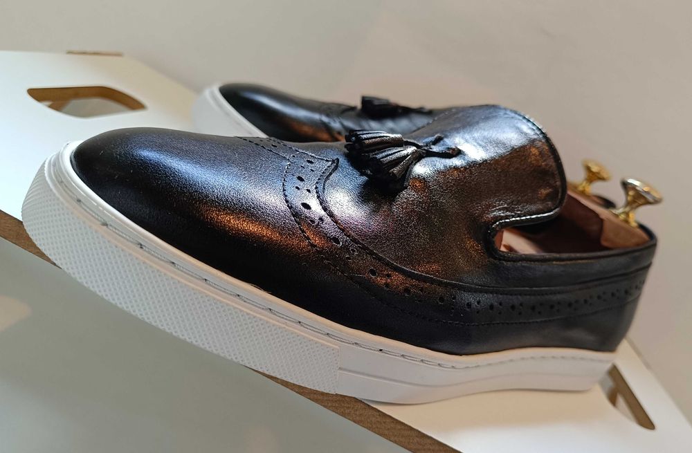 Pantofi sport casual 43 43.5 lucrati manual Lavoratione Artigianale