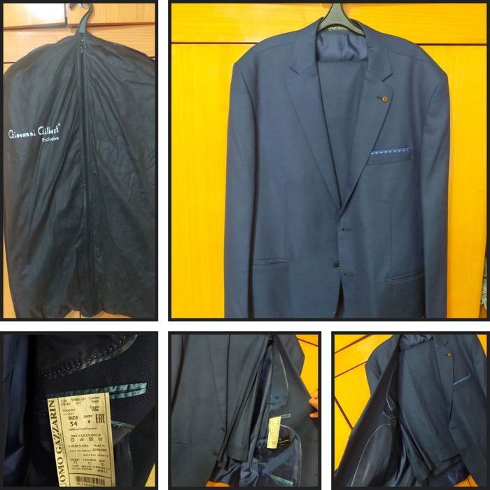 Костюм темно синий молодёжный