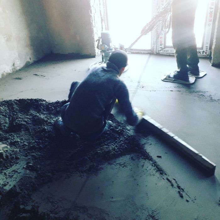 Полусухая стяжка пола Стяжка пола