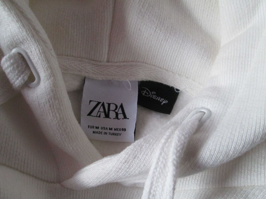 hanorac alb Zara Mickey 40   unisex