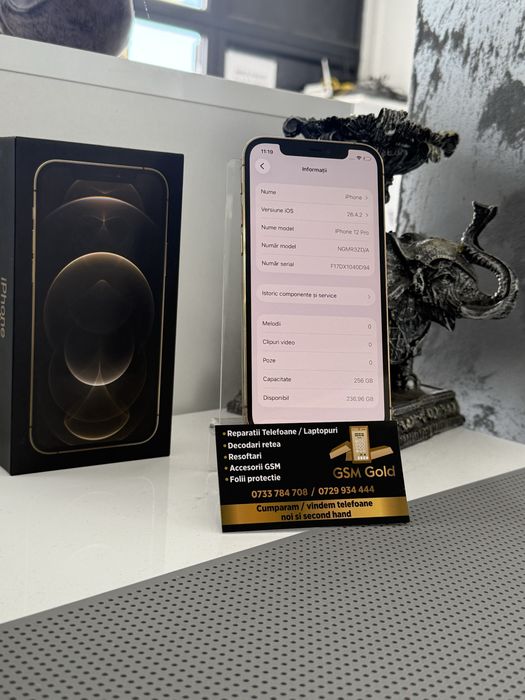 Vand iphone 12 pro de 256 gb baterie 100%