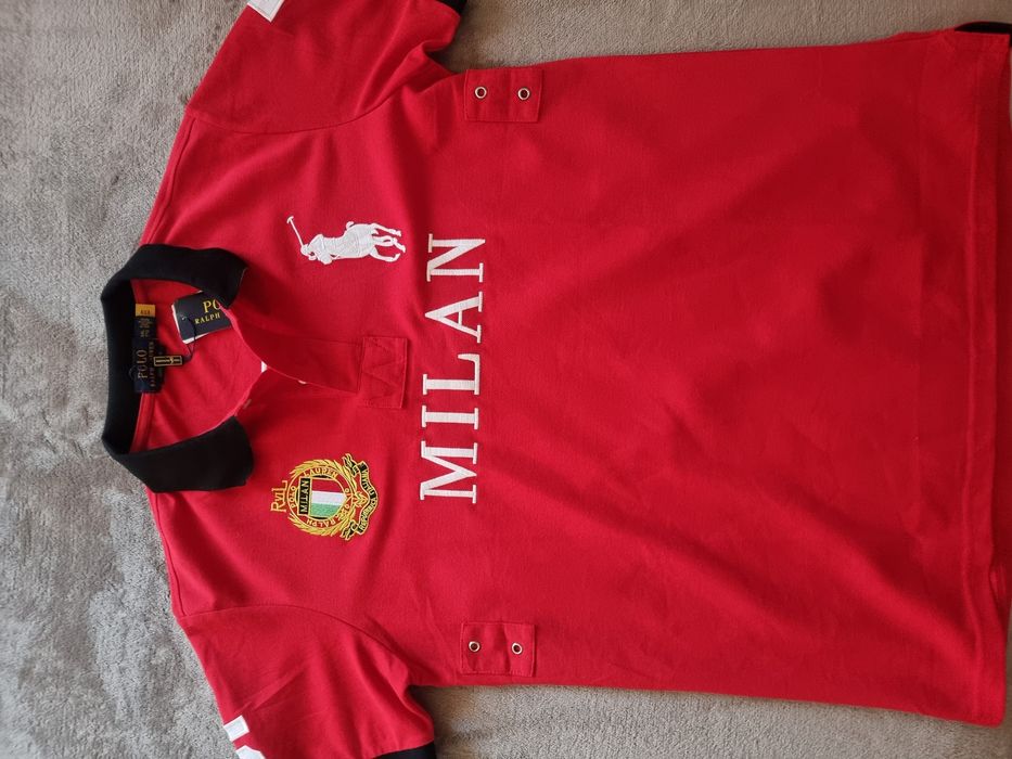 Tricou Polo rosu mărimea L,transport gratuit