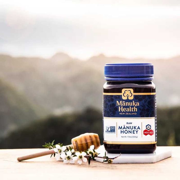MIERE Manuka Health ORIGINALA cruda CERTIFICATA UMF 10+ MGO 263+ 500 grame