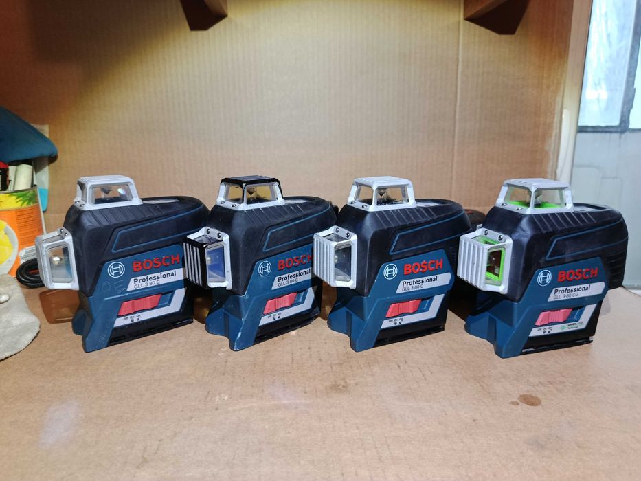 Nivela Laser ROSU VERDE BOSCH GLL 3-80 C si CG Boloboc