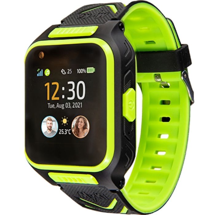 НОВ !Детски смарт часовник MyKi Watch 4 LTE - Black Green