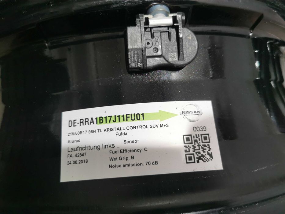 Jante Originale Nissan Qashqai R 17