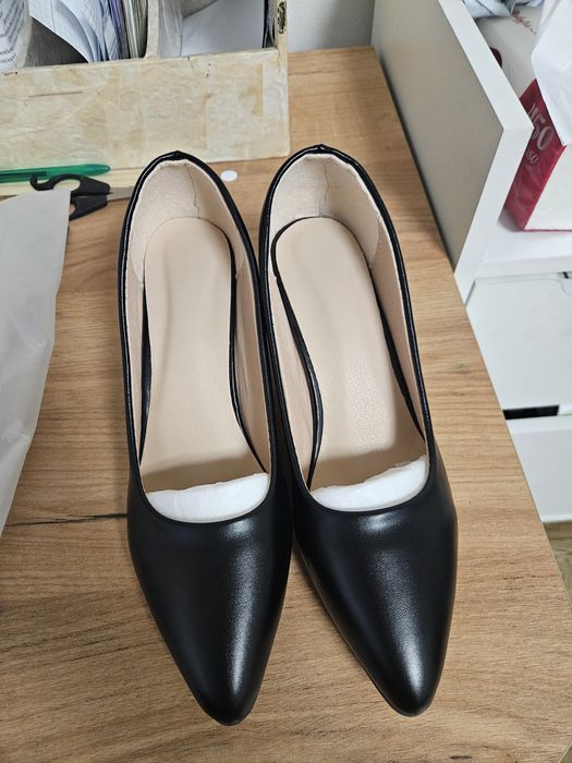 Туфли лодочки, чёрные 37р