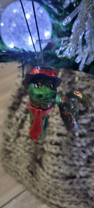 Коллекционные ёлочные игрушки из ваты