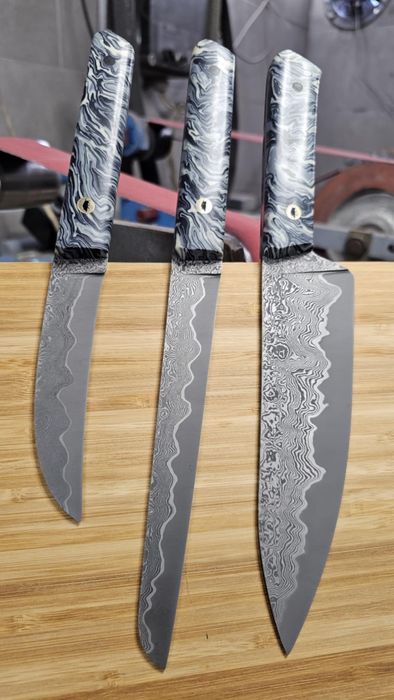 Set cuțite damasc Sami Faur