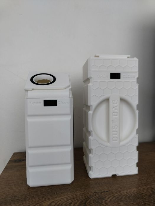 Контейнер за многократна употреба за прахосмукачка робот  3Д принтиран