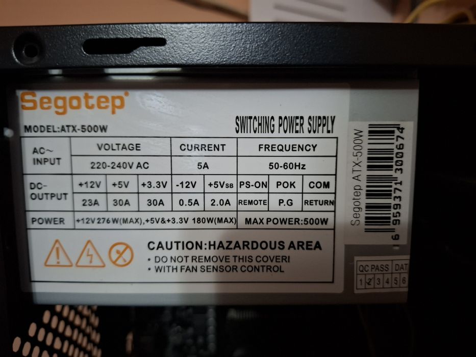 Vand unitate/PC complet + Monitor LG 20″ | Athlon 3000G | 8GB RAM | SS