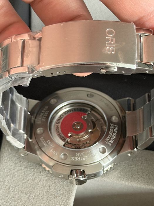 Oris automatic новые 43 мм синий