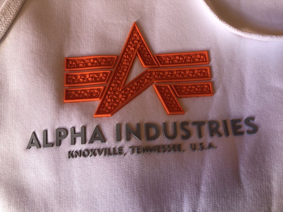 Alpha Industries Basic Hoody Rubber ОРИГИНАЛНИ мъжки суичъри - M