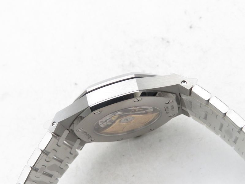 Audemars Piguet Royal Oak 15400 41mm Черен циферблат - мъжки часовник - QC снимки