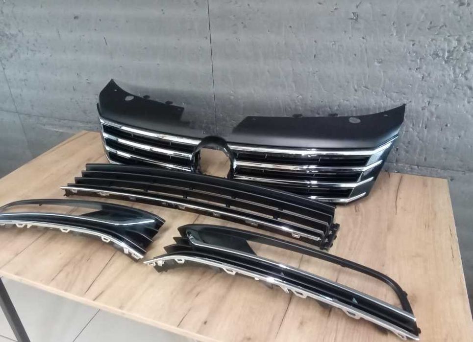 Set Grile Bara Radiator fata VW Passat B7 10-14