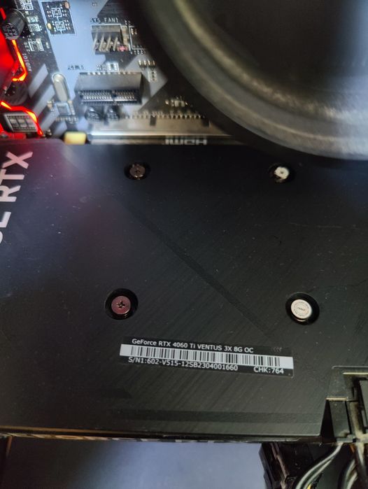 Vand RTX 4060TI MSI 8Gb 3X Ventus