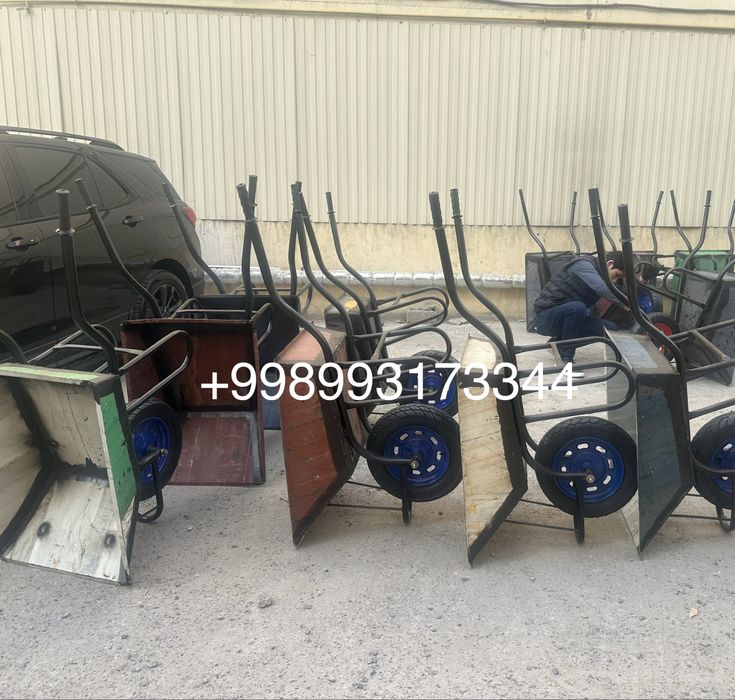 Телешка для строителства и садовая