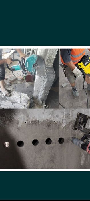 Алмазне бур .бетон бузиш тешиш. Тиранша казиш