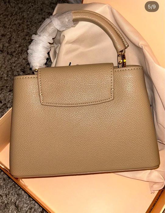 Geanta Louis Vuitton Capucines piele naturala