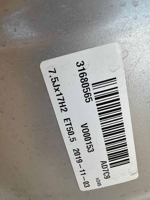 Jante 17 5×108 Originale Volvo XC40 XC60 XC70 V60 S80