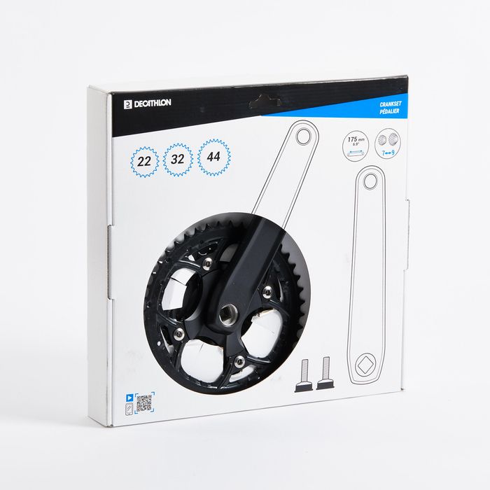 Pedalier 3 foi 7, 8, 9 viteze - No Size - produs resigilat Decathlon