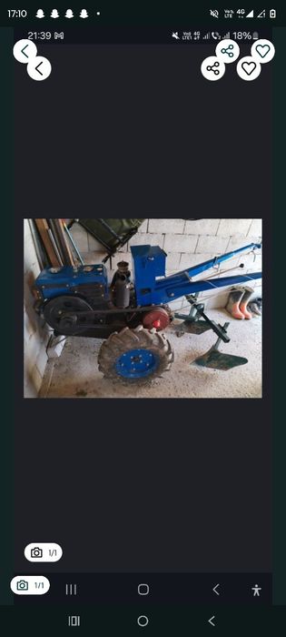 Motocultor zubr 12,5cp diesel