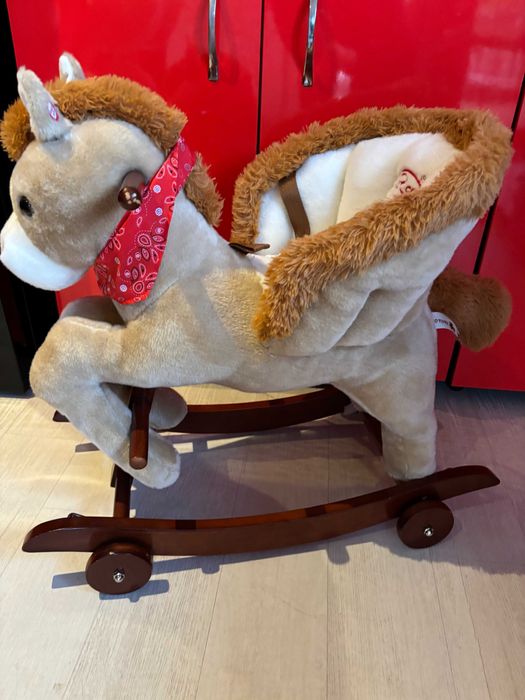 Cal Balansoar pentru Copii Scaun Balansoar de Plus