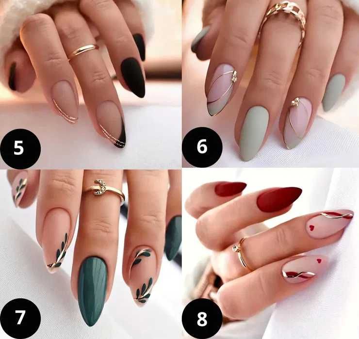 Press on - изкуствени нокти 24 бр. + лепило