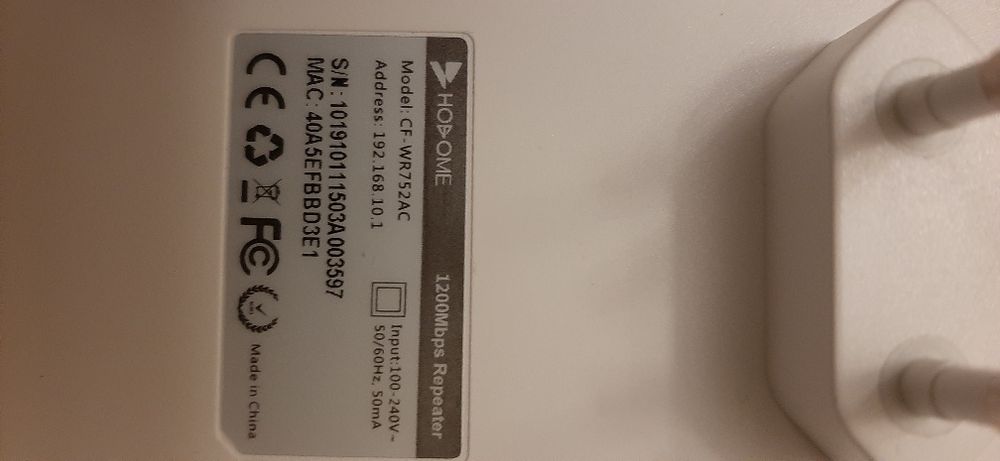 Repeater 1200Mbps dual band