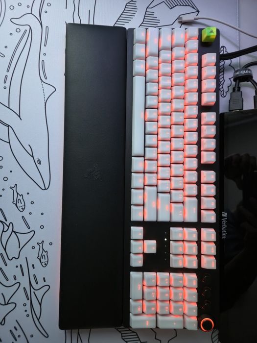 Клавиатура razer hunstman v2 analog + rgb пад razer 900/300