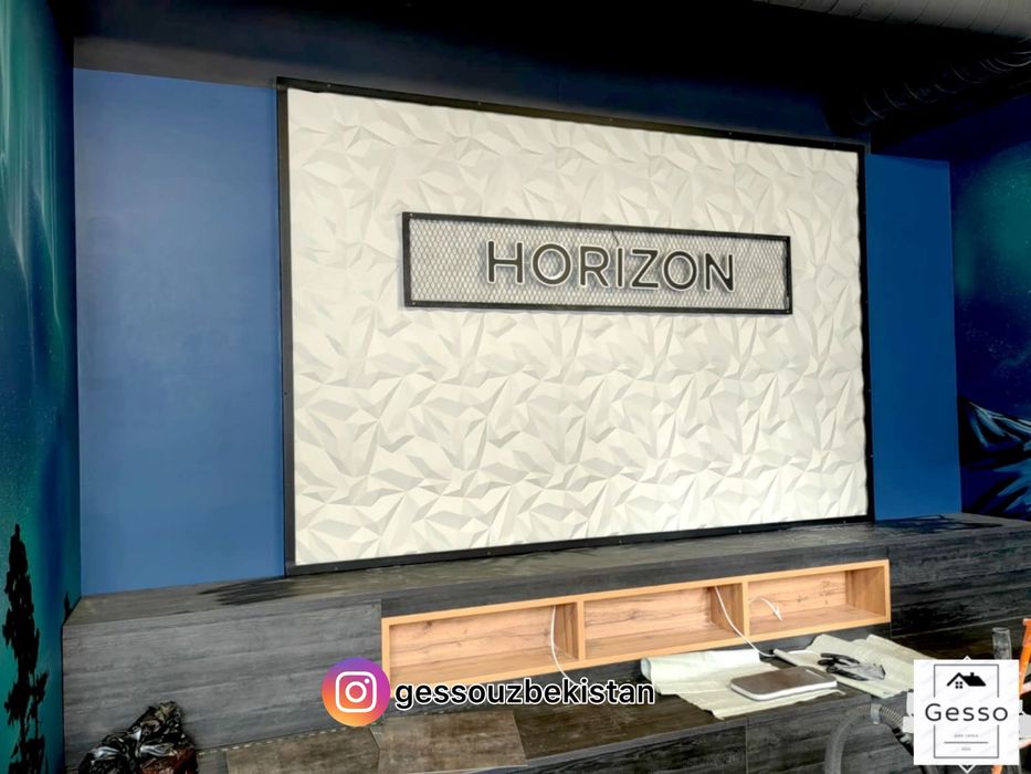 Gipsdan tayyorlangan 3d panel | 3d panel | 3д панель | декор | oboy