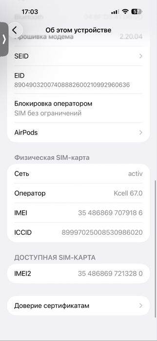 Продам Iphone 16 pro max 512 Gb