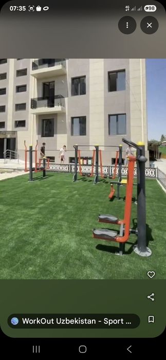Workout bolalar sport maydonchasi