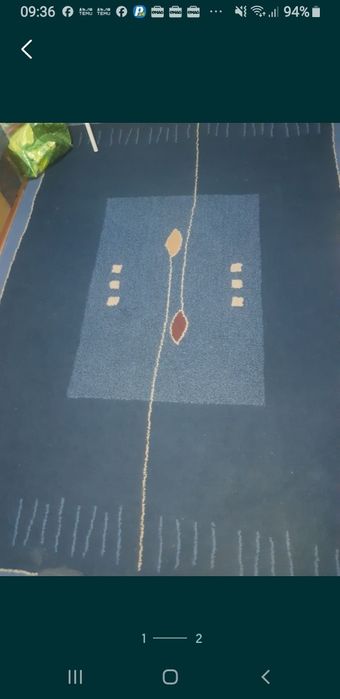 Vând covor albastru 150×230