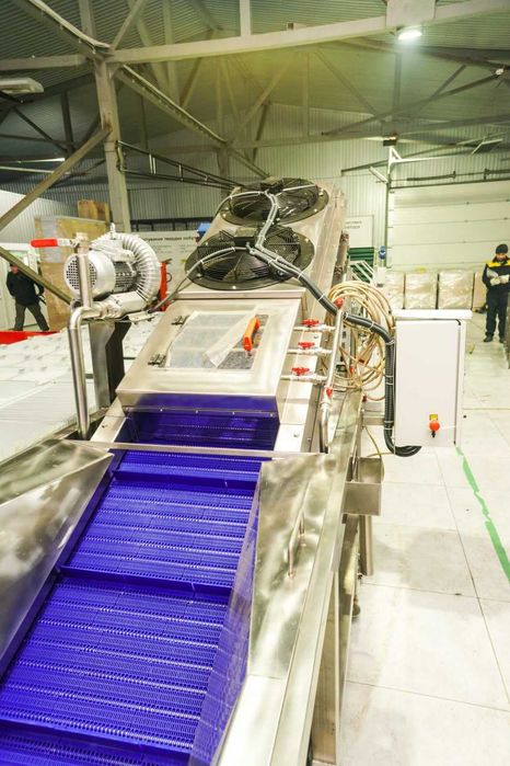 Mașină de spălat fructe prin barbotare – inox AISI 304